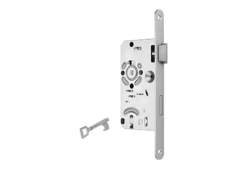 SO-TECH® Einsteckschloss Türschloss Dornmaß 55 mm Zimmertürschloss, Buntbart, Klasse 1, Stulp 20 mm von BKS