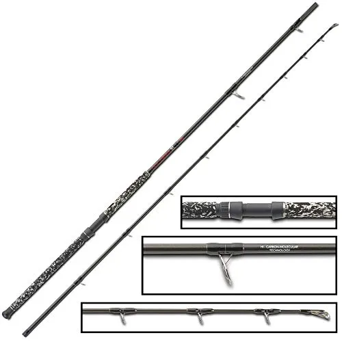 Uni Cat Colossa GT Distance 3,40m - Hochwertige Wallerrute für Welsangler - Wurfrute zum Angeln auf Wels, 340cm lang, 150-500g Wurfgewicht, ideal für Long-Range-Fischen mit robustem Carbon Blank und komfortablem Camouflage-Griff.