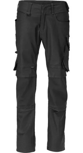 MASCOT UNIQUE Hose mit Knietaschen 20279-459-09 Gr. 76c52 Black - Robuste Hose für den professionellen Einsatz mit dreifachen Kappnähten und ergonomischem Schnitt. Knietaschen aus strapazierfähigem CORDURA®-Gewebe, höhenverstellbar für optimalen Schutz. Ideal für Industriewäsche.