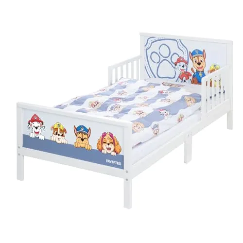 roba Kinderbett Paw Patrol 70 x 140 cm mit Bettwäsche & Lattenrost