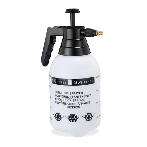 Pumpsprühflasche Pflanzensprüher Drucksprühgerät Gartenspritze 1,5 l schwarz