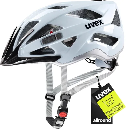 UVEX Active CC 12 Helm - Papyrus Matt 52-57 - Fahrradhelm mit 19 Belüftungsöffnungen für optimale Kühlung, leichtes Design mit nur 280 g und anpassbare Passform durch 3D-IAS-System, ideal für sichere Fahrten im Gelände und in der Stadt.