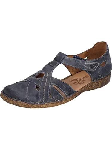 Josef Seibel Rosalie 29 Sandale, blau - Wanderschuhe mit bequemem Klettverschluss und hochwertigem Leder, ideal für entspannte Spaziergänge und Freizeitaktivitäten.