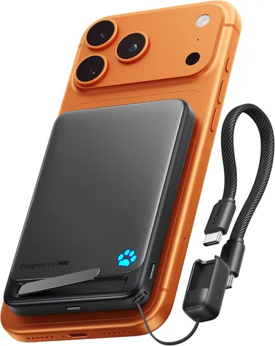 INIU Magsafe Powerbank 10000mAh – Schlank, Qi2-zertifiziert, ultraschnelles Laden