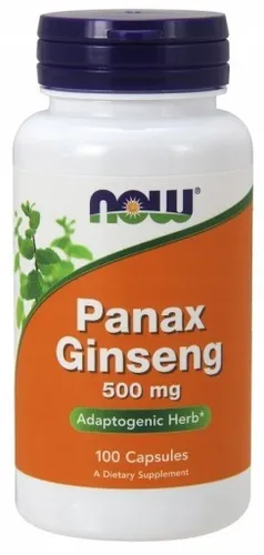 NOW FOODS, PANAX GINSENG 500mg 100 Kapseln GINSENG