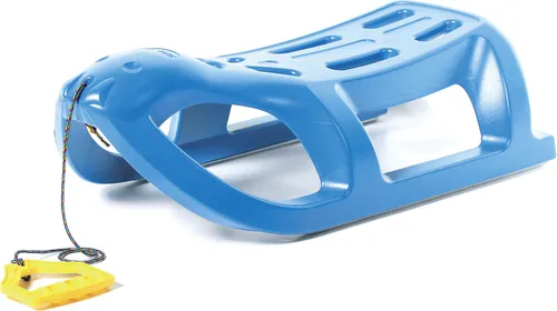 Prosperplast Kunststoffschlitten für Kinder – Rodelschlitten mit Stahlkufen - Rodelschlitten aus hochwertigem Kunststoff für sicheren Schneespaß. Mit Stahlkufen für optimales Gleiten und geeignet für Kinder ab 3 Jahren. Erhältlich in Blau und Rot.