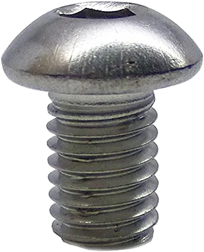 Stück Linsenkopfschrauben M6 X 12 mit Innensechskant ISO 7380 Edelstahl A2 10