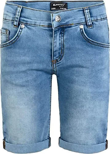 Blue Effect Jungen Jeans Shorts, Light Blue, 128