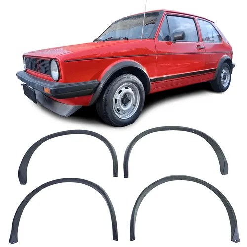 Kotflügel Verbreiterungen Radläufe GTI passend für VW Golf 1 + Cabrio + Jetta 1