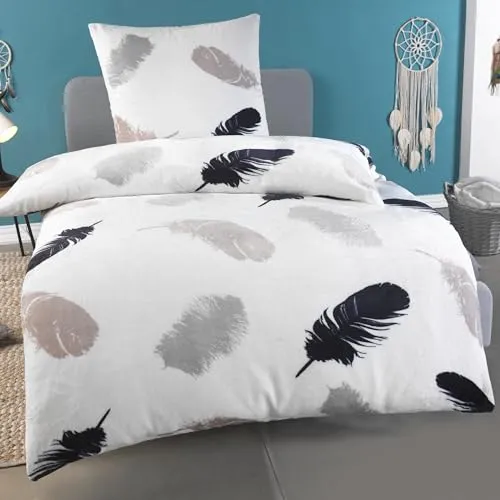 Winter Plüsch Bettwäsche Nicky-Teddy Cashmere Coral Fleece 135x200 155x220 200x200 Kissenbezug 80x80 Verschiedene Muster, Größe:155 x 220 cm, Design - Motiv:Design 5