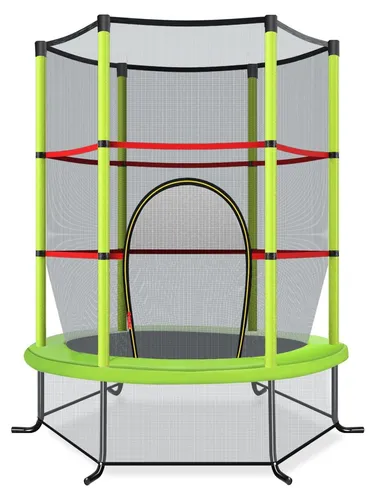 Kindertrampolin mit Sicherheitsnetz, 165 cm, Tragkraft 135 kg
