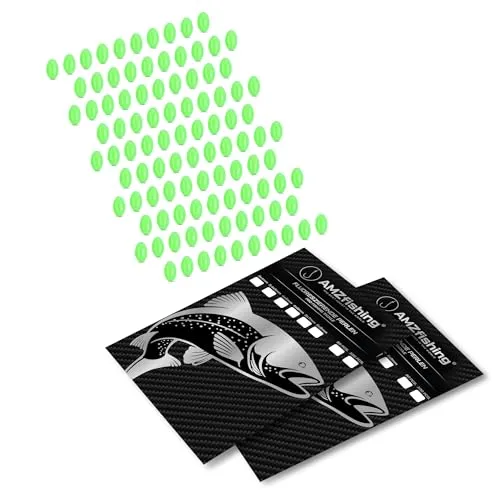 NEU AMZfishing® 100x Leuchtperlen | Fluo Perlen | Selbstleuchtende Perlen | Fluoreszierende Perlen | Norwegen Zubehör | Meeresangeln Zubehör | Perlen Vorfach (a: 3x4mm)