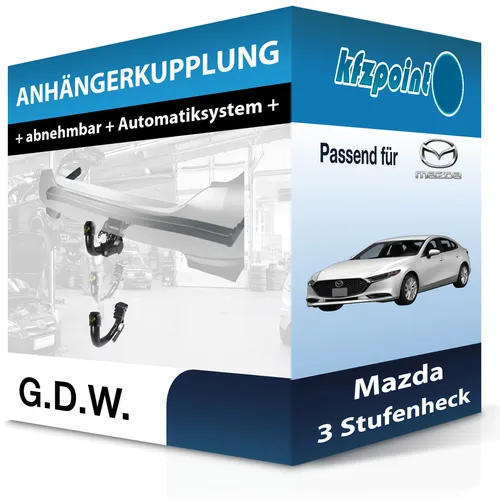 Produktbild G.D.W. Abnehmbare Anhängerkupplung für Mazda 3 (11.2018-jetzt)