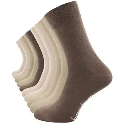 Cotton Prime® Bambussocken ohne Gummibund (10-Paar) - Sportsocken aus weicher Viskose-Mischung, atmungsaktiv und komfortabel, perfekt für den täglichen Gebrauch in Größe 43-46.