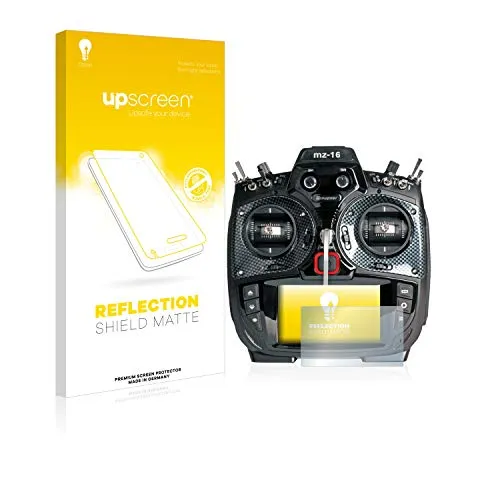upscreen Entspiegelungs-Schutzfolie für Graupner mz-16 HoTT (3. Gen.) Displayschutz-Folie Matt [Anti-Reflex, Anti-Fingerprint]