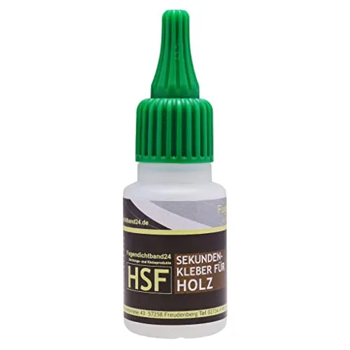 HSF mittel viskoser Sekundenkleber 20g für Holz, Leder, Kunststoffe