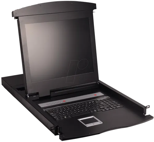 LogiLink LC702GE KVM Switch - KVM Switch für 2 Computer, ermöglicht nahtloses Umschalten zwischen Geräten und spart Platz auf Ihrem Schreibtisch.