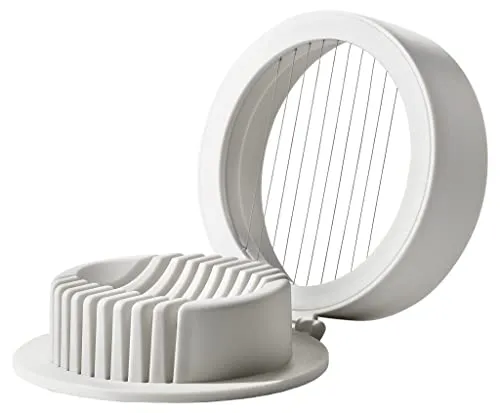 Zone Denmark Singles Eierschneider, Eierteiler 10,4 x 10,4 x 3,5 cm, Warm Grey (Grau)