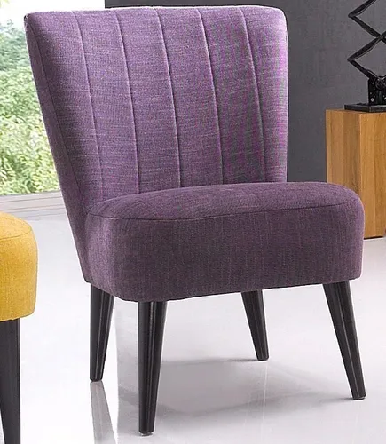 OTTO home Cocktailsessel Jan, mit Wellenunterfederung, Massivholzfüße