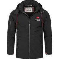 Arctic Seven Herren Softshell Jacke Schwarz