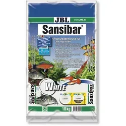 JBL Sansibar WHITE - 10 kg - Dekorativer Bodengrund für Aquarien, ideal für Pflanzenwuchs in Kombination mit JBL AquaBasis plus. Sofort einsetzbar, giftstofffrei und perfekt für gründelnde Fische.