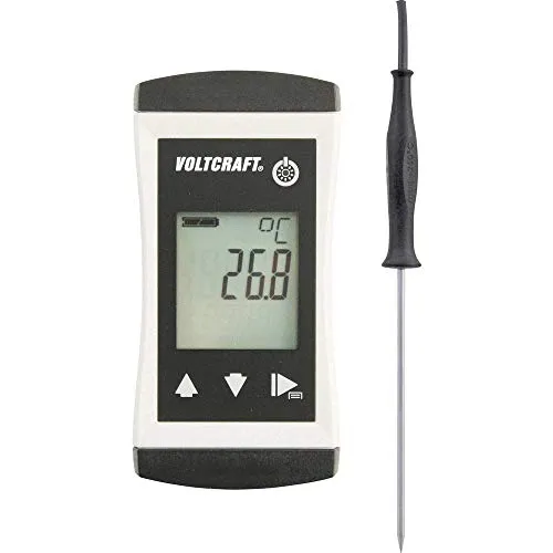 VOLTCRAFT PTM-120 Temperatur-Messgerät - Elektrische Messgeräte mit IP65 Schutz, präziser Pt1000-Fühler für Temperaturmessungen von -70 bis 250 °C, ideal für anspruchsvolle Anwendungen.