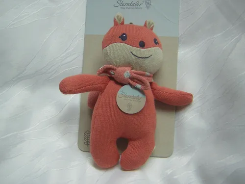 Produktbild STERNTALER Strick-Spieltier Stofftier EICHHÖRNCHEN ENNA rot/braun  *NEU + OVP*