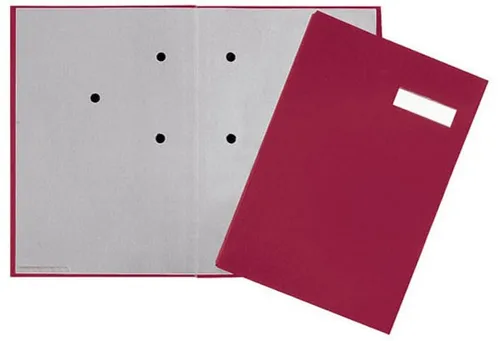 PAGNA Unterschriftenmappe DIN A4 20 Fächer rot