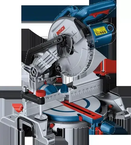 Bosch Professional GCM 216 - Präziser Schrägheck - Schraubstöcke & Spannvorrichtungen: Mit eingebautem Laser für perfekte Schnitte und kompakter Bauweise für einfachen Transport.