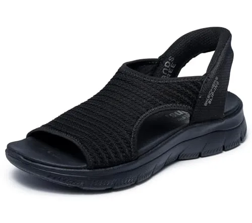Skechers Damen Summits Sandal Sweetly Evolved, Schwarz, 42 EU
