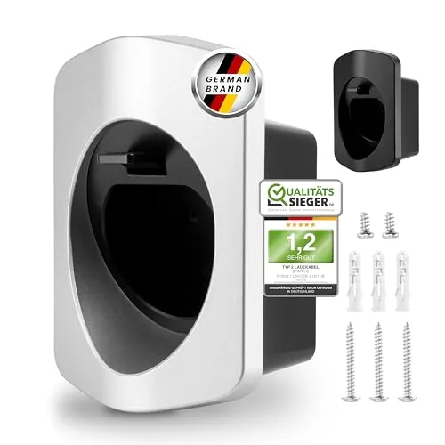 Spark-e Typ 2 Ladekabel Halterung | Robuste Wallbox Kabelhalterung für Elektrofahrzeuge - Hochwertige Halterung für Typ 2 Ladekabel: Sicher verstaut und schnell griffbereit. Schützt Ihr Kabel vor Staub und Regen. Einfache Montage und robuste Qualität für zuverlässigen Einsatz.