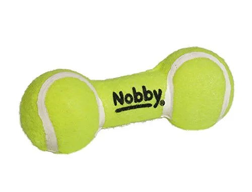 Nobby 60492 Tennis Hantel mit Squeaker