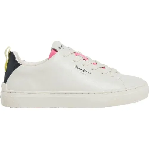 Pepe Jeans Damen Camden Action W Sneaker, Weiß (Factory White), 6