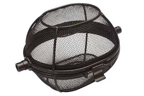 BBQNovation Drehspießkorb klein für Rotisserie – Vielseitiger Grillkorb für Pommes, Gemüse & mehr