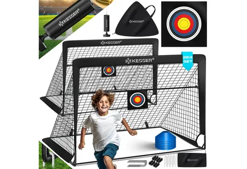 KESSER Fußballtor 2er Set in schwarz von Kesser