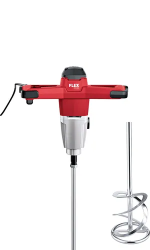 Flex 2-Gang Rührwerk MXE 1202 WR2 140 230/CEE | 1.200 Watt - Rührwerke für stationären Einsatz mit ergonomischen Griffen, ideal für ermüdungsfreies Arbeiten, ausgestattet mit Wiederanlaufschutz für maximale Sicherheit.