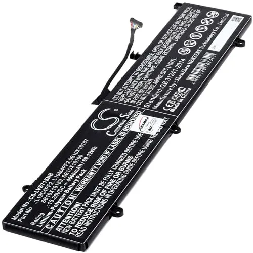 Powery Akku für Lenovo Typ 5B10X18187 - 4500 mAh - Notebook-Akku mit 4500 mAh und 15.36 V, ideal für lange Laufzeiten und zuverlässige Leistung für Ihren Lenovo Laptop.