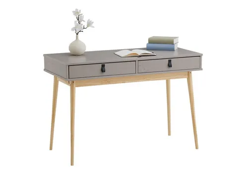 IDIMEX Schreibtisch WANDA, Bürotisch mit Schubladen aus massivem Holz - Kinderschreibtische - Der Schreibtisch WANDA aus massivem Kiefernholz bietet Stabilität und Langlebigkeit. Mit 2 geräumigen Schubladen sorgt er für Ordnung im Home Office oder Kinderzimmer.