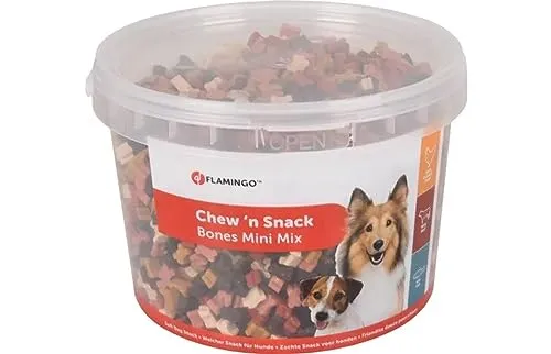 CHEW'N Snack Mix MINI Knochen 1,8KG von Flamingo