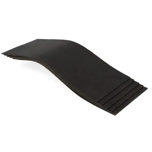 platino24 Dämmplatte Bitumenmatten 500x200x3,6mm (10-St) - Selbstklebend - Dämmplatten für optimale Schalldämmung, selbstklebend und hochflexibel, perfekt für Fahrzeugbau und Industrieanwendungen.