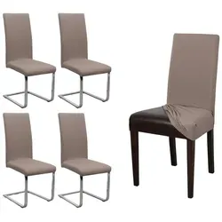 Beautex Stuhlhusse Jersey 4er Set von Beautex