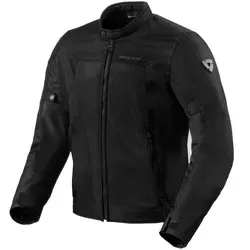 Revit Motorradjacke Eclipse 2 Sommerjacke 3XL - Schwarz - Schutzjacken, atmungsaktive Sommerjacke für optimalen Komfort und Sicherheit bei warmem Wetter.