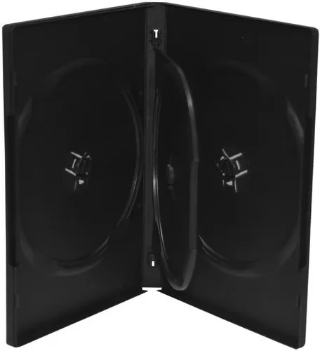 Mediarange DVD-Hülle 50 Stück schwarz für BD/CD/DVD - Praktisches Set mit 50 DVD-Hüllen in schwarz, ideal zur platzsparenden und sicheren Archivierung Ihrer Datenträger. Mit Klarsichtfolie für Cover und Booklet-Halterung. Perfekt für den professionellen Einsatz.