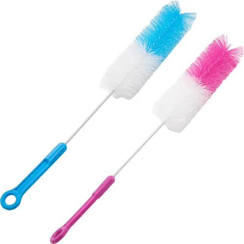 2x Flaschenbürste Spülbürste 35cm Flaschenreiniger Reinigung Gläser Schwamm Küche Bürste