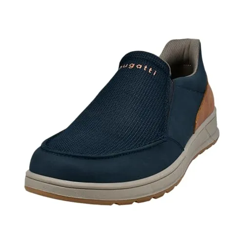 Bugatti Herren Schnürstiefel - Dark Blue Chukka Boots für den Winter - Herren-Stiefel mit Kaltfutter für optimale Wärme, ideal für Büro und Freizeit, elegantes Design und bequemes Tragegefühl.