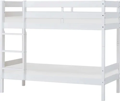 Etagenbett HOPPEKIDS ECO Comfort 90x200 oder 70x160 - Kinderzimmermöbel aus massivem Holz, TÜV-geprüft und mit Nordischem Umweltzeichen – ideal für umweltbewusste Familien. Wahlweise mit Matratzen erhältlich.