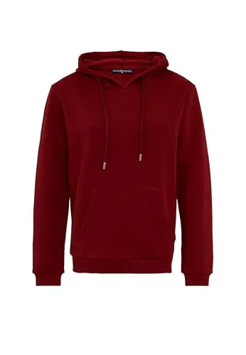 Redbridge Hoodie Bequemer Kapuzenpullover mit Kängurutasche Lässiger Sweatshirt-Look für Alltag und Freizeit Bordeaux S