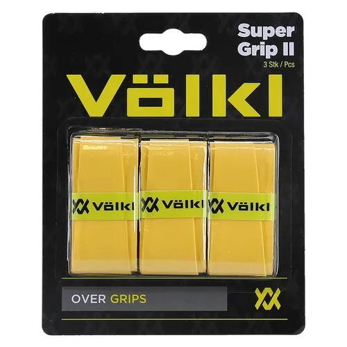 Produktbild Völkl Overgrip Super Grip II (dünn, Griffigkeit) gelb 3er