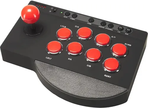Subsonic SA5662 Gaming Controller - Wired Arcade Stick für PS4 - Joystick für PlayStation 4 mit hochwertigem Arcade-Design und präziser Steuerung für ultimatives Gaming-Vergnügen.