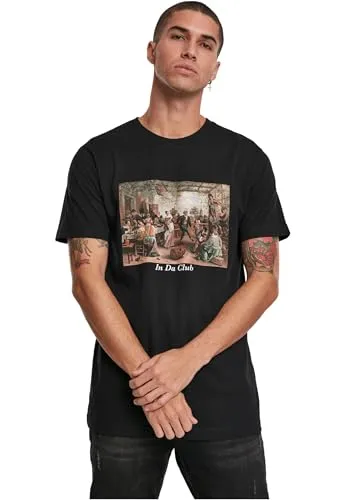 Mister Tee Herren Club Tee T-Shirt Schwarz, Large